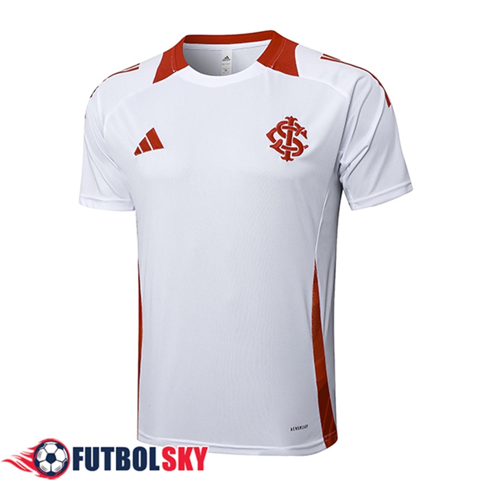 Camiseta Entrenamiento Internacional Blanco/Rojo 2025/2026
