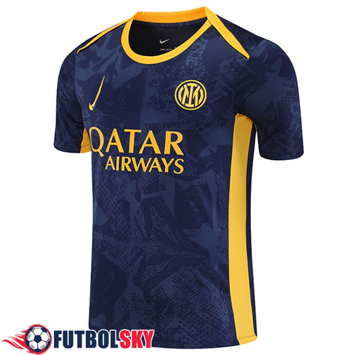 Camiseta Entrenamiento Inter Milan Azul/Jaun 2025/2026