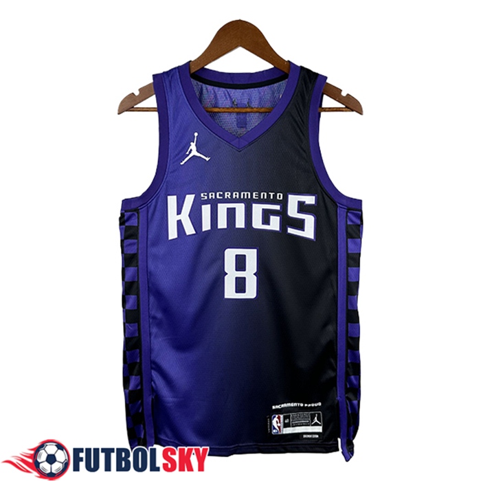Camisetas NBA Sacramento Kings (LAVINE #8) 2025/26 Violeta/Negro