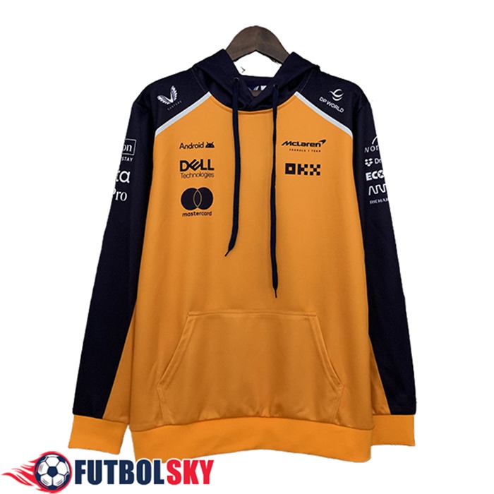 Sudadera Capucha McLaren Ferrari F1 Team Naranja/Negro 2025