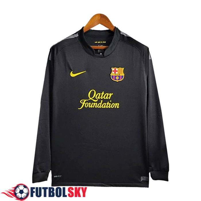 Camisetas De Futbol FC Barcelona Retro Segunda Manga Largas 2011/2012