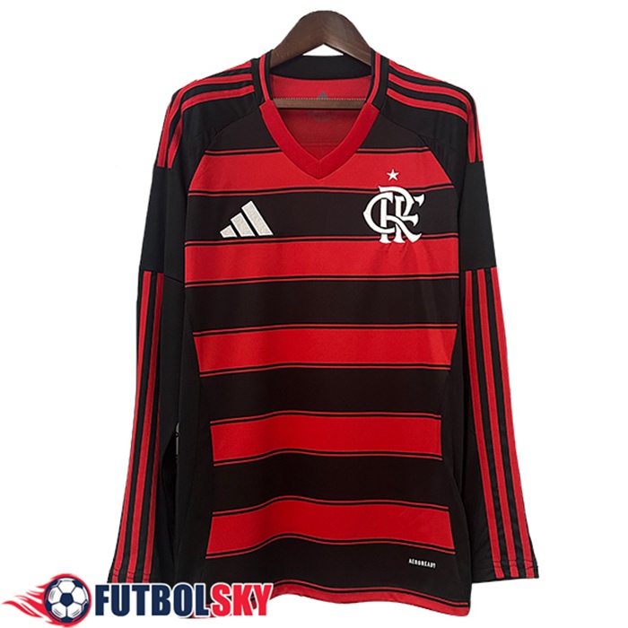 Nueva Camisetas De Futbol Flamengo Primera Manga Largas 2025/2026