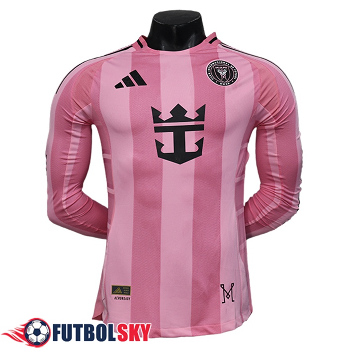 Nueva Camisetas De Futbol Inter Miami CF Manga Largas Primera 2025/2026