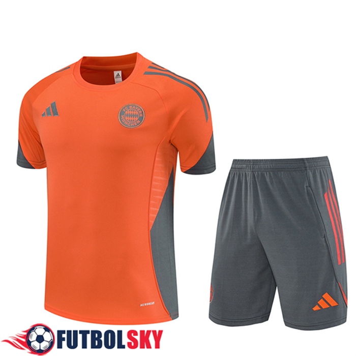 Camiseta Entrenamiento Bayern Munich Naranja/Gris 2025/2026