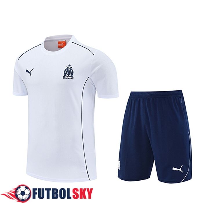 Camiseta Entrenamiento Marsella Blanco 2025/2026