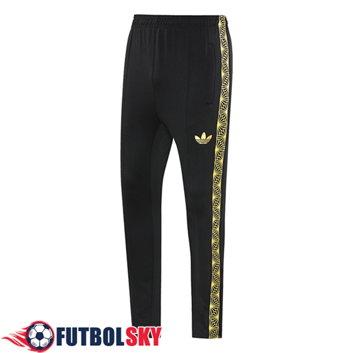 Pantalon Entrenamiento México Negro/Amarillo 2025/2026