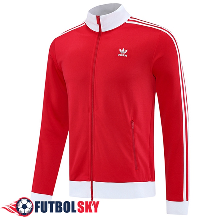 Chaquetas Futbol Adidas Rojo/Blanco 2025/2026