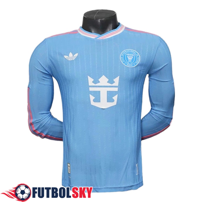 Nueva Camisetas De Futbol Inter Miami CF Manga Largas Tercera 2025/2026