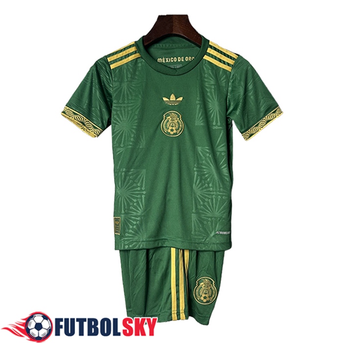 Camisetas De Futbol México Ninos Verde 2025/2026