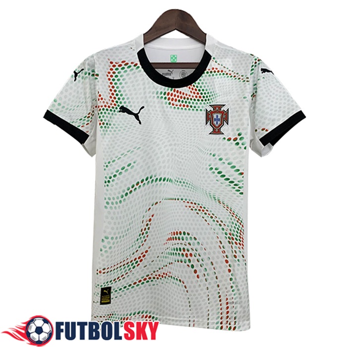 Nueva Camisetas De Futbol Portugal Mujer Segunda 2025/2026