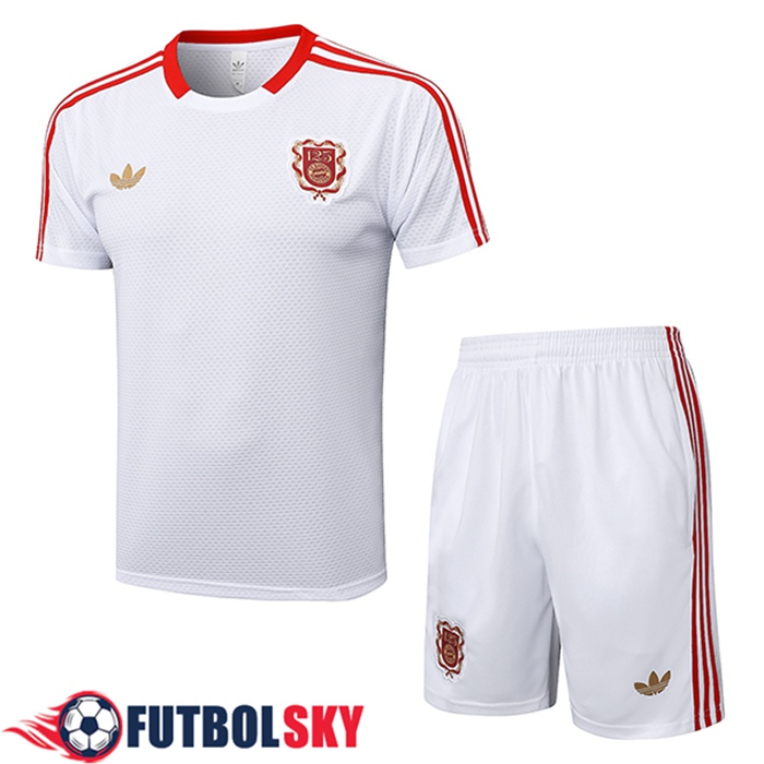 Camiseta Entrenamiento Bayern Munich Blanco/Rojo 2025/2026