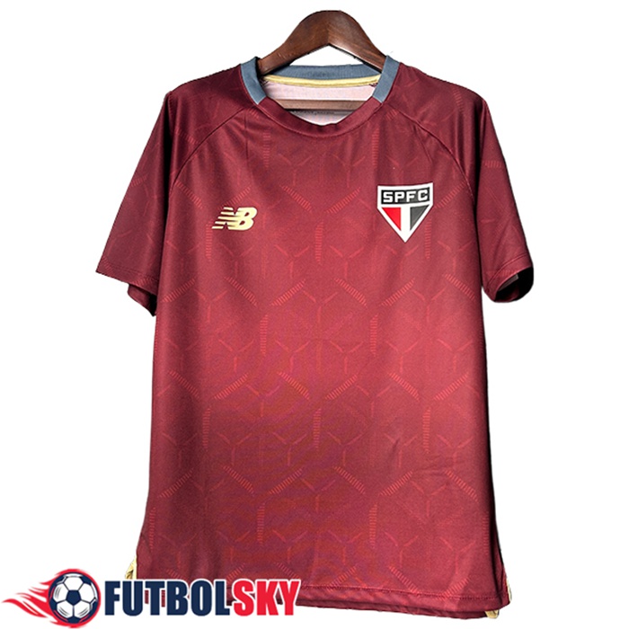 Camiseta Entrenamiento Sao Paulo FC Rojo 2025/2026 -02