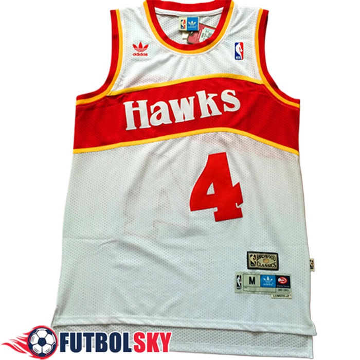 Camisetas NBA Atlanta Hawks (WEBB #4) 2025/26 Blanco/Rojo