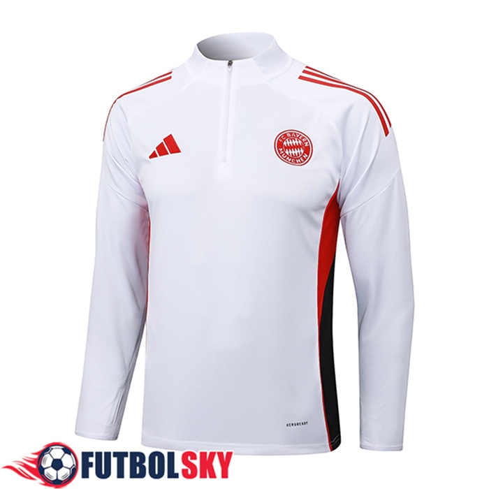 Sudadera De Entrenamiento Bayern Munich Blanco 2025/2026