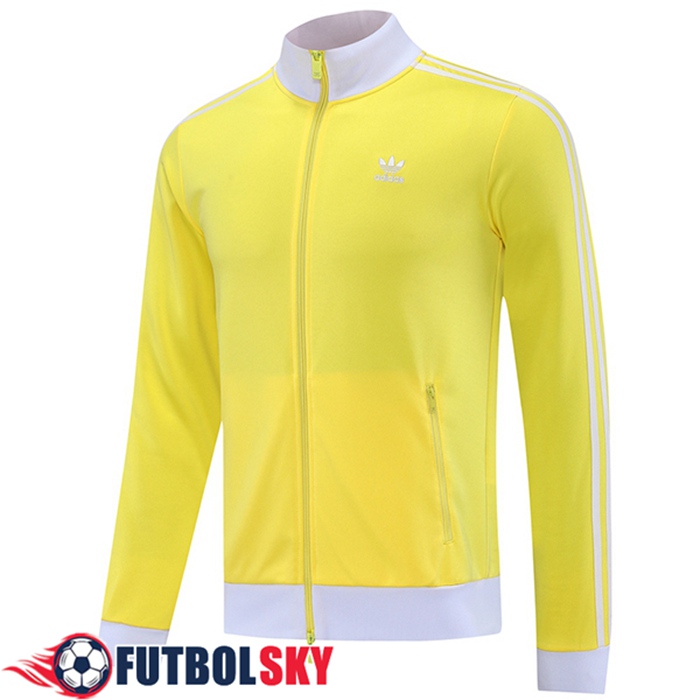 Chaquetas Futbol Adidas Amarillo/Blanco 2025/2026