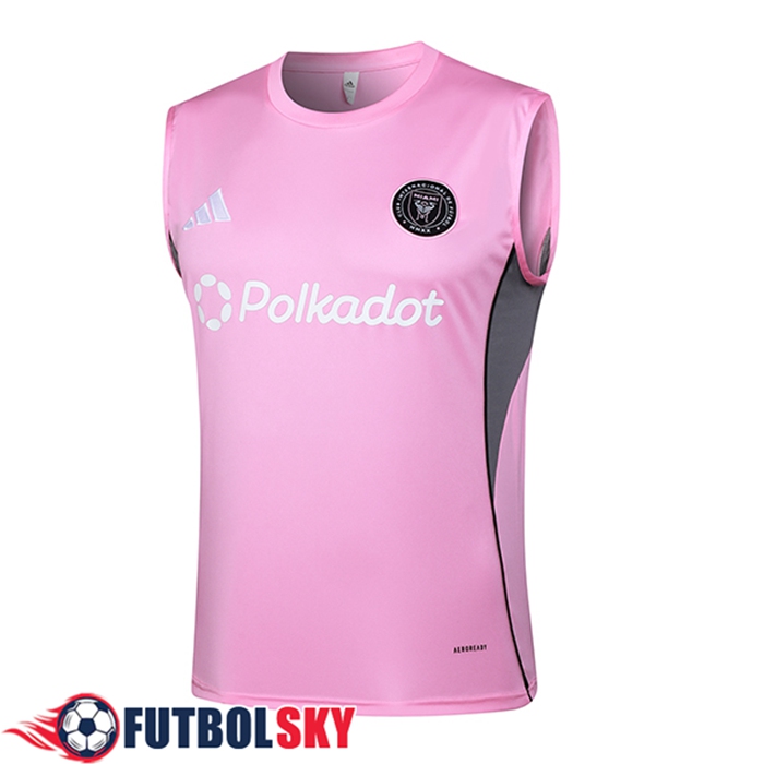 Chalecos De Futbol Inter Miami CF Rosa/Gris 2025/2026