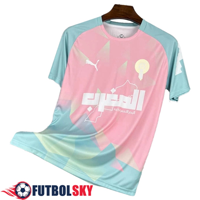 Camiseta Equipo Nacional Maroc Special Edition Rosa/Azul 2025/2026