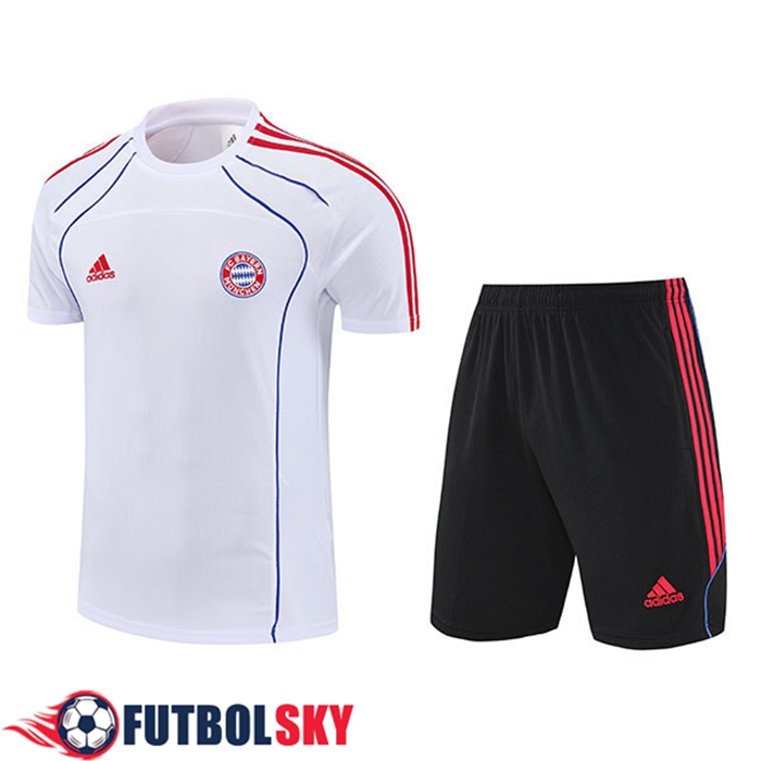 Camiseta Entrenamiento Bayern Munich Blanco/Rojo/Negro 2025/2026