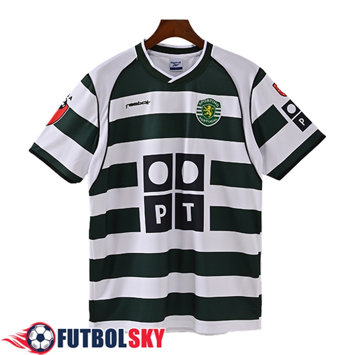 Camisetas De Futbol Sporting CP Retro Primera 2001/2003