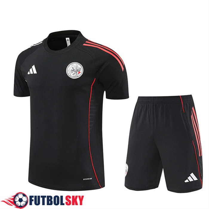 Camiseta Entrenamiento Ajax Negro/Rojo 2025/2026