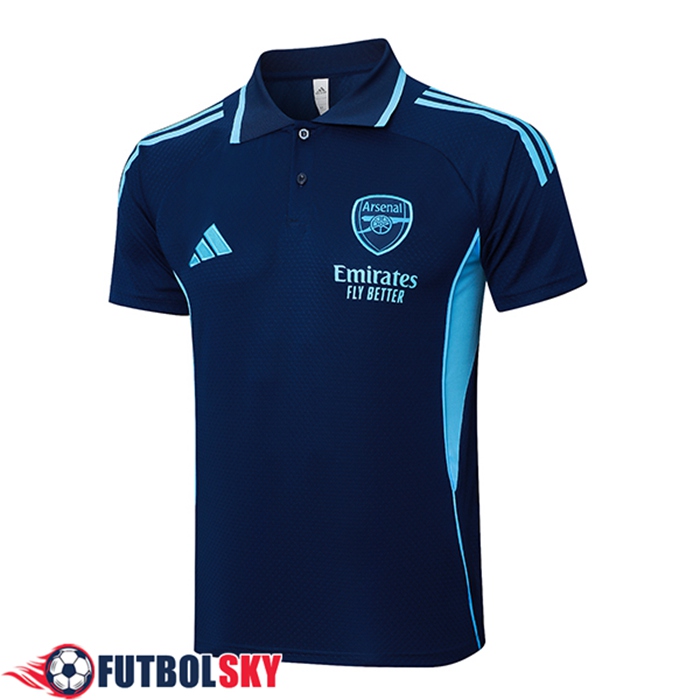Camiseta Polo Arsenal Azul 2025/2026 -02