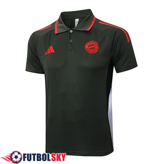 Camiseta Polo Bayern Munich Verde/Rojo 2025/2026