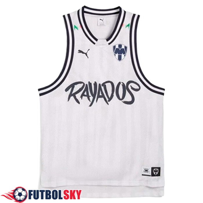 Camisetas De Futbol Monterrey 2025/26 Blanco/Negro