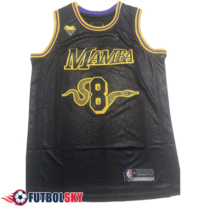 Camisetas De Futbol Los Angeles Lakers (BRYANT #24) 2025/26 Negro/Amarillo