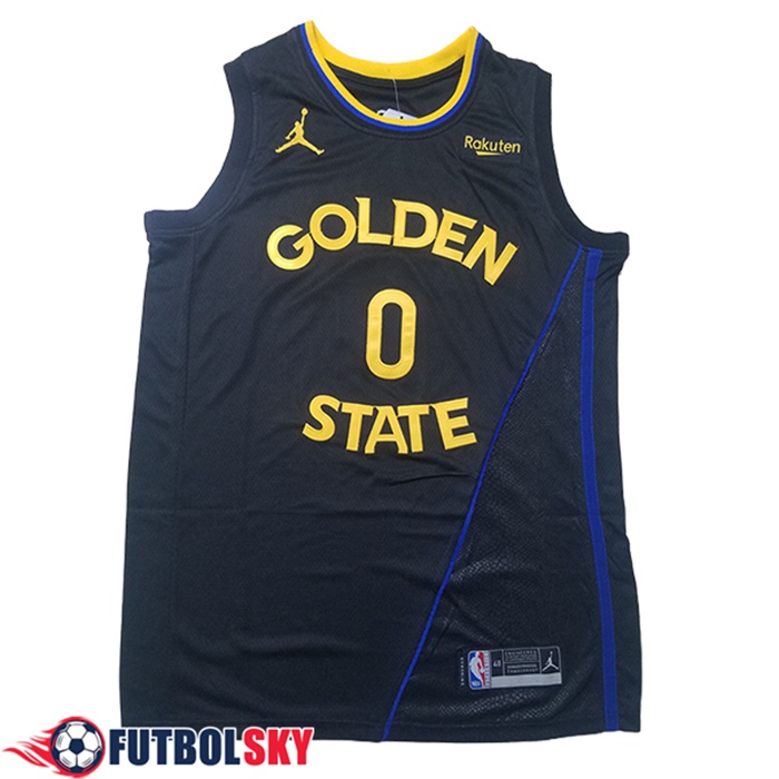 Camisetas De Futbol Golden State Warriors (PAYTON II #0) 2025/26 Negro/Amarillo