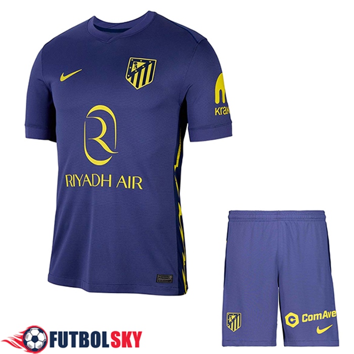 Camisetas Futbol Atletico Madrid Segunda + Cortos 2025/2026