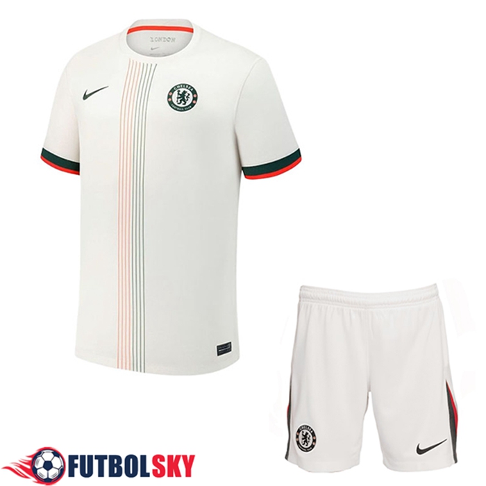 Camisetas Futbol Chelsea Segunda + Cortos 2025/2026