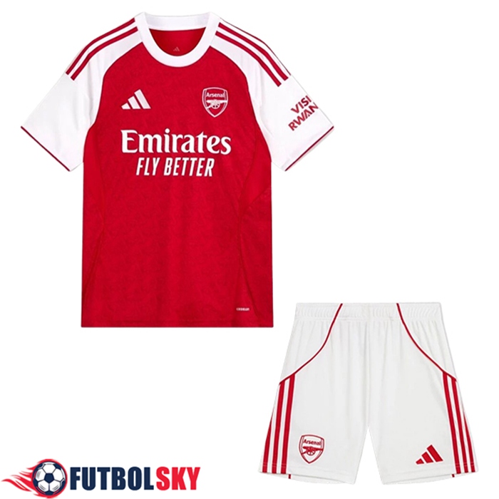 Camisetas Futbol Arsenal Primera + Cortos 2025/2026