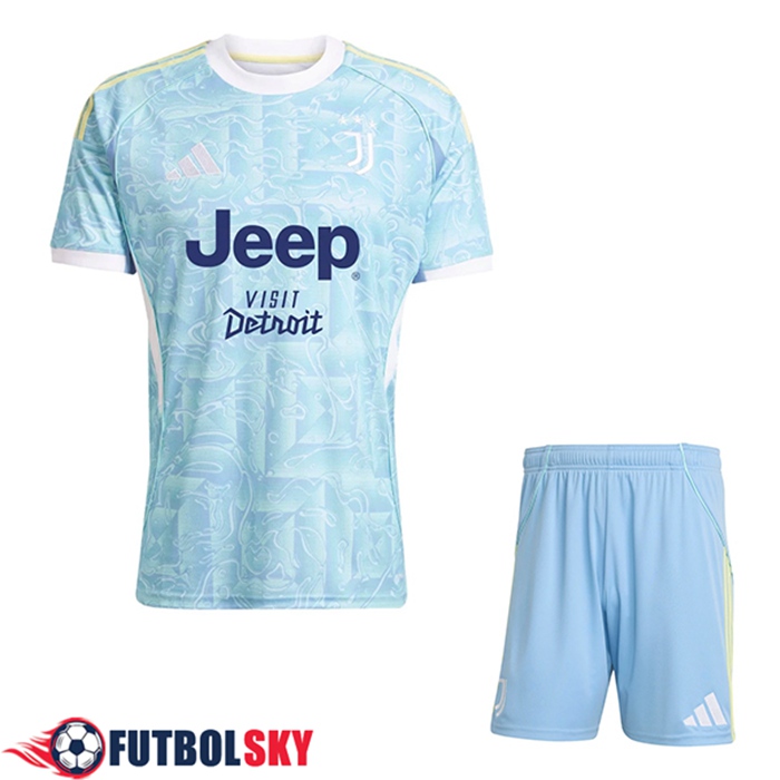 Camisetas Futbol Juventus Segunda + Cortos 2025/2026