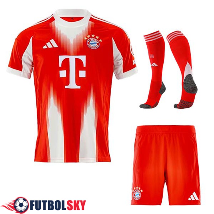 Camisetas Futbol Bayern Munich Primera (Cortos + Calcetines) 2025/2026