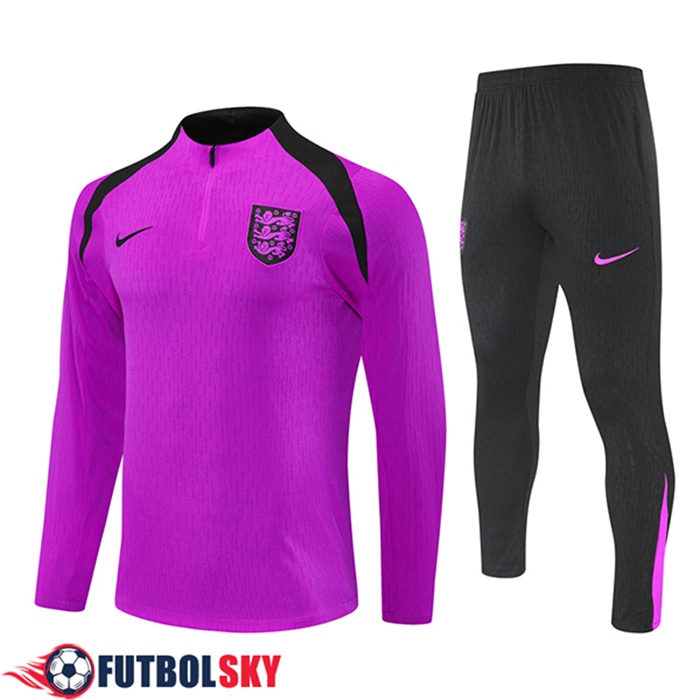 Chandal Equipos De Futbol Inglaterra Violeta/Negro 2025/2026