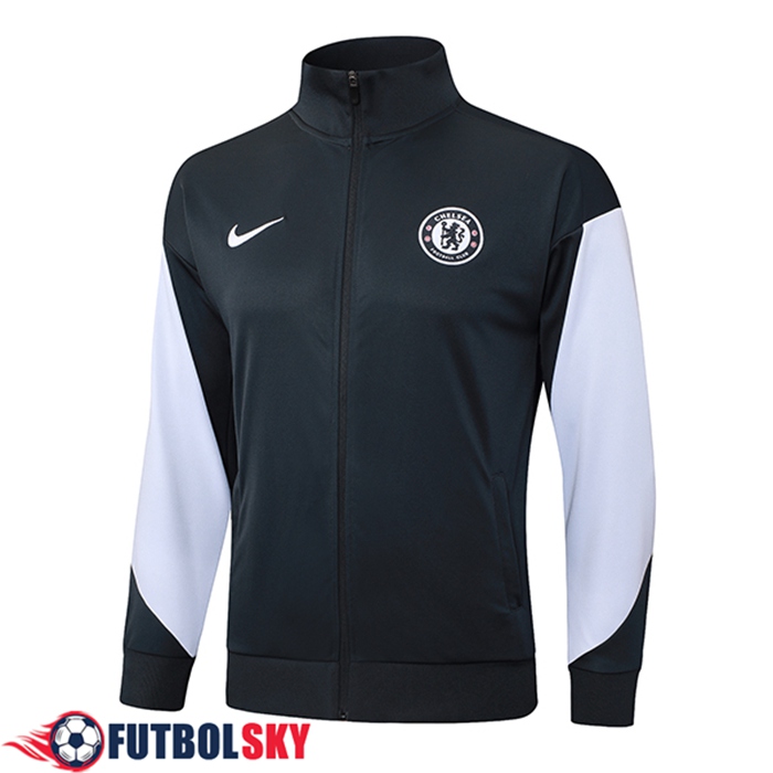 Chaquetas Futbol FC Chelsea Gris/Blanco 2025/2026