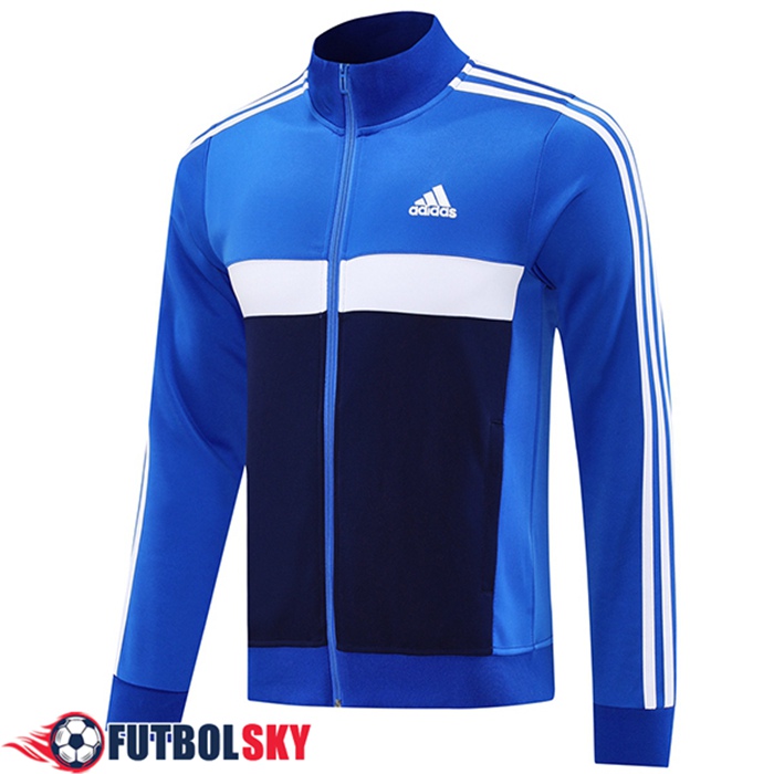 Chaquetas Futbol Adidas Azul/Blanco 2025/2026 -04