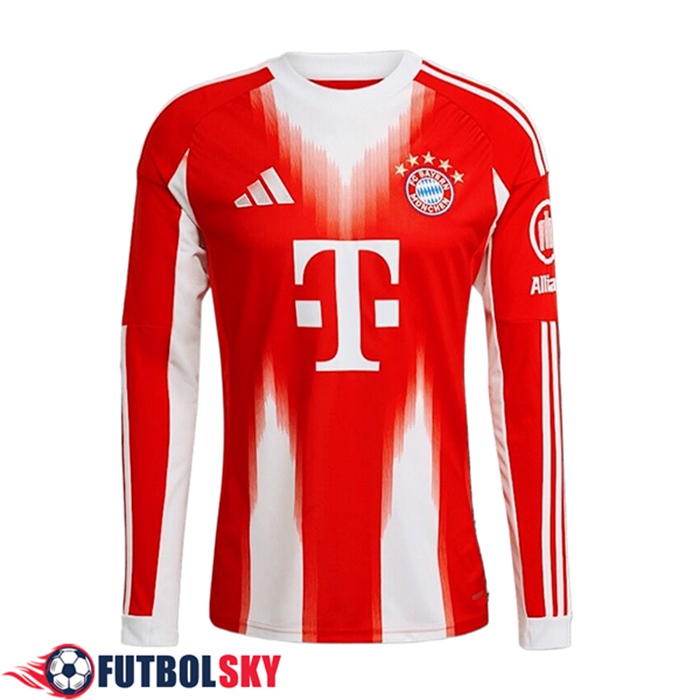 Nueva Camisetas De Futbol Bayern Munich Manga Largas Primera 2025/2026