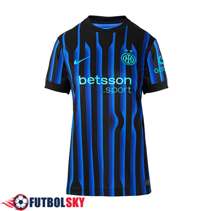 Nueva Camisetas De Futbol Inter Milan Mujer Primera 2025/2026