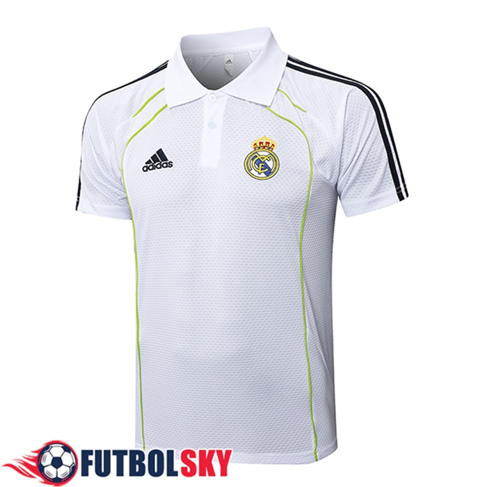 Camiseta Polo Real Madrid Blanco/Verde 2025/2026