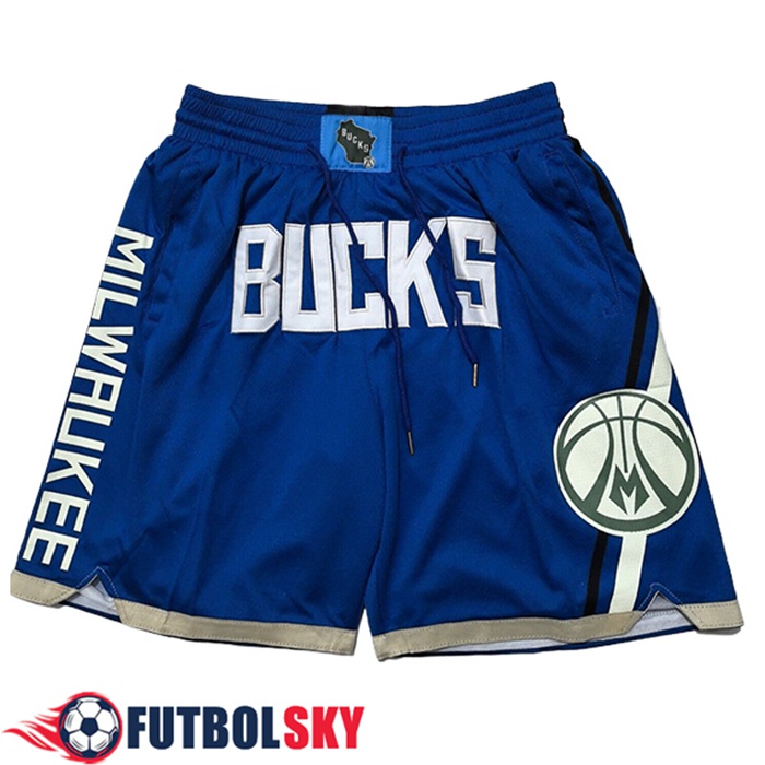 Cortos NBA Milwaukee Bucks 2025/26 Azul/Blanco