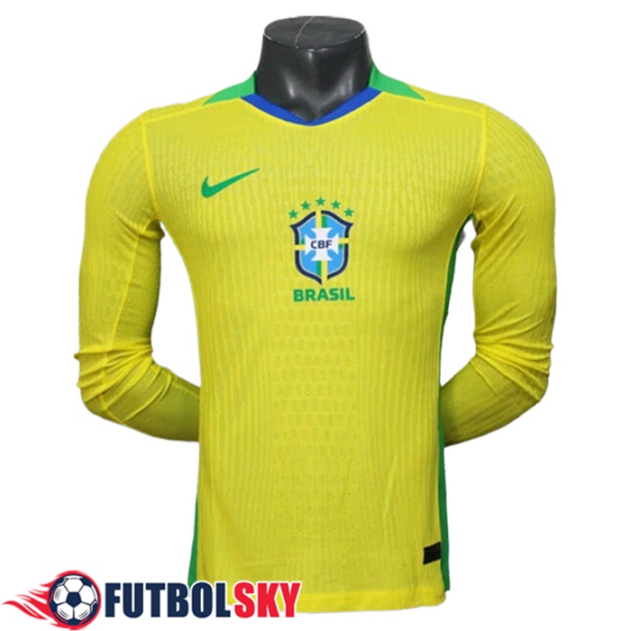 Camiseta Equipo Nacional Brasil Primera Manga Largas 2025/2026