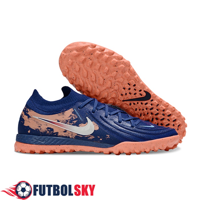 Nike Botas De Fútbol Phantom GX II EliteTF Azul/Rosa