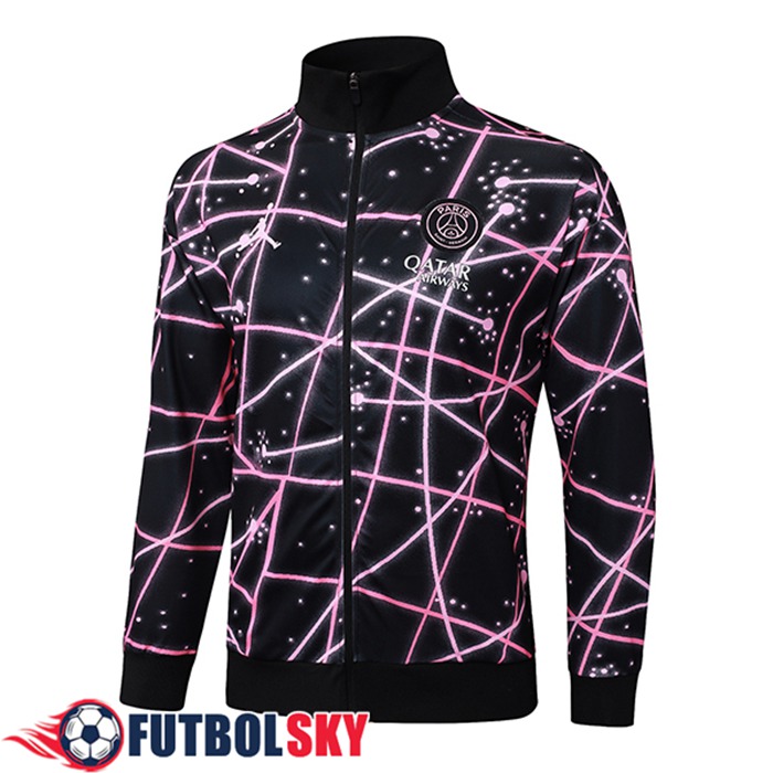 Chaquetas Futbol PSG Negro/Rosa 2025/2026