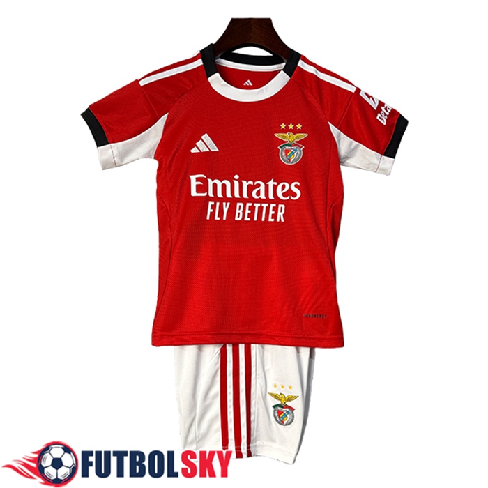 Nueva Camisetas De Futbol Benfica Ninos Primera 2025/2026