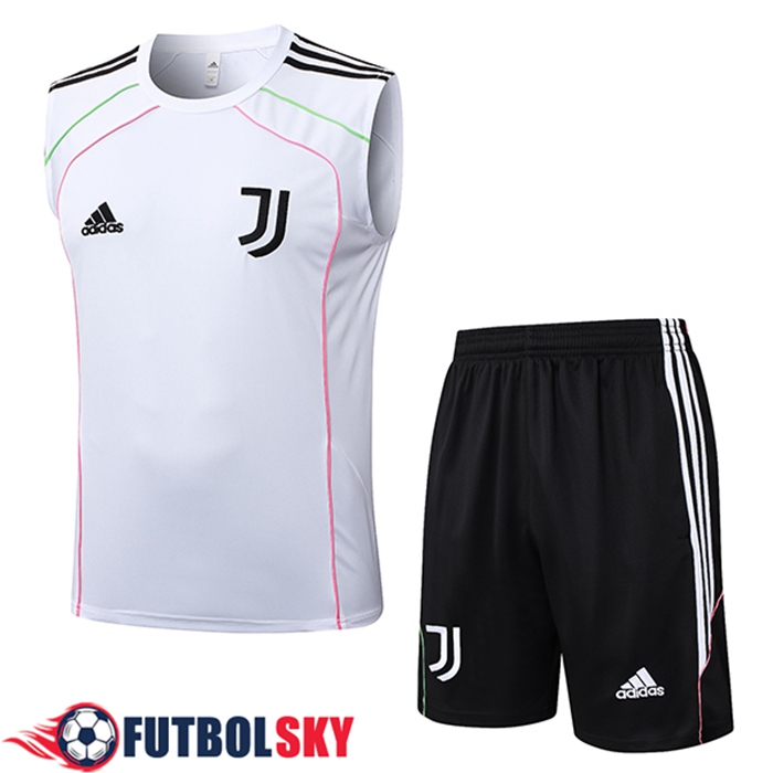 Camiseta Entrenamiento sin mangas Juventus Blanco/Negro 2025/2026