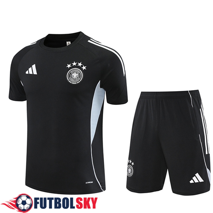 Camiseta Entrenamiento Alemania Negro/Gris 2025/2026