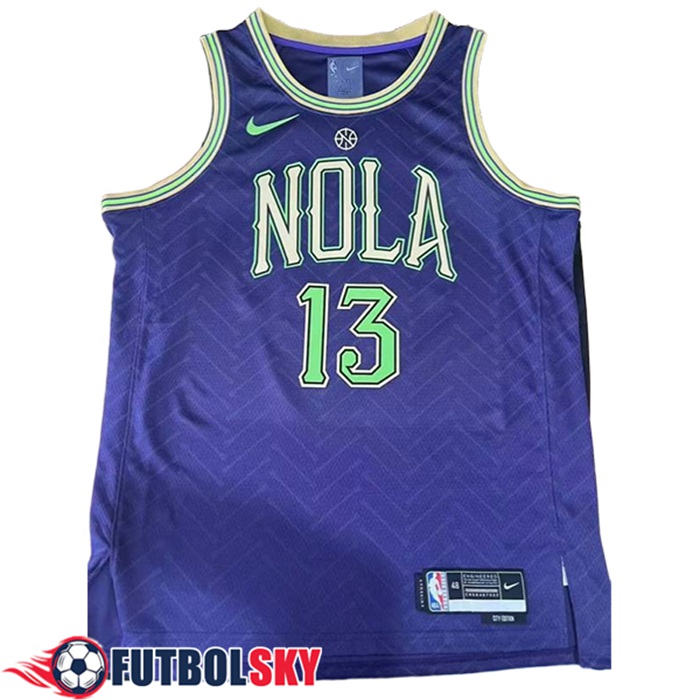 Camisetas NBA New Orleans Pelicans (POOLE #13) 2025/26 Violeta