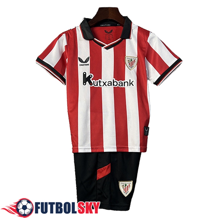 Nueva Camisetas De Futbol Athletic Bilbao Ninos Primera 2025/2026
