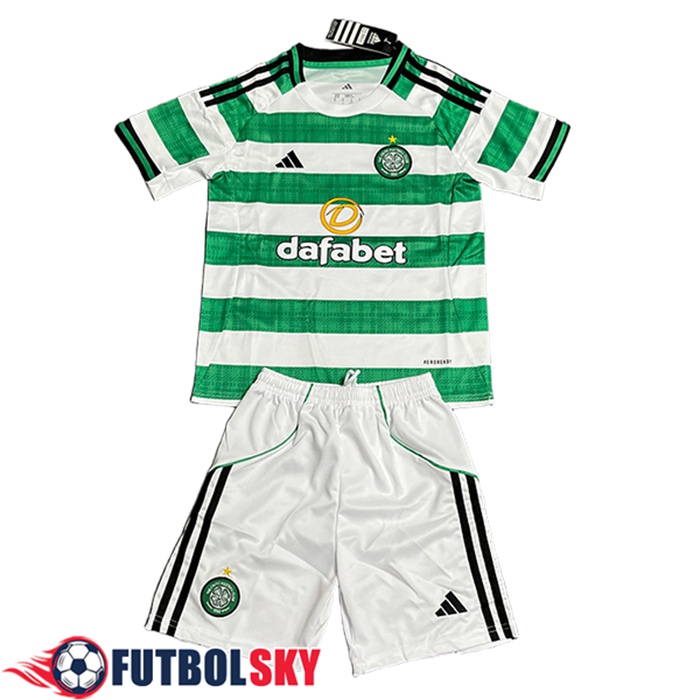 Nueva Camisetas De Futbol Celtic FC Ninos Primera 2025/2026
